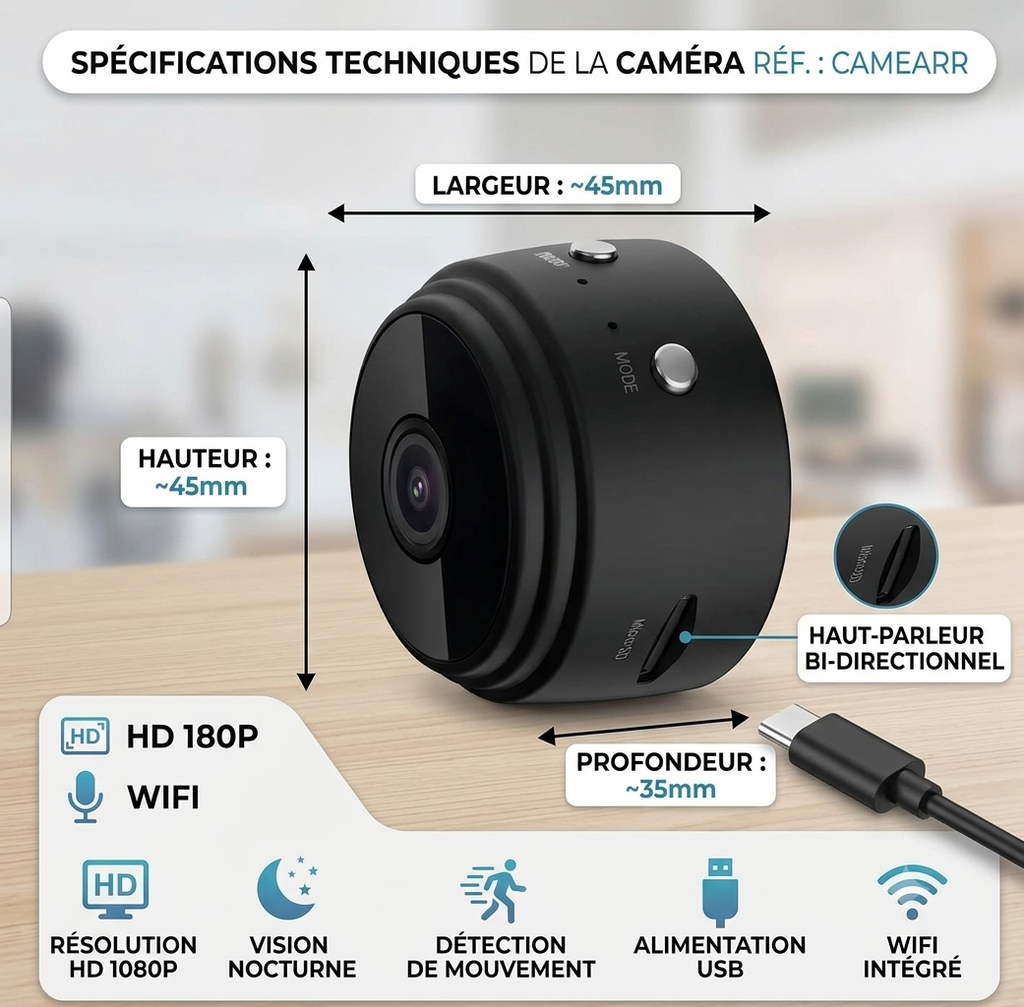 mini camera sans fil